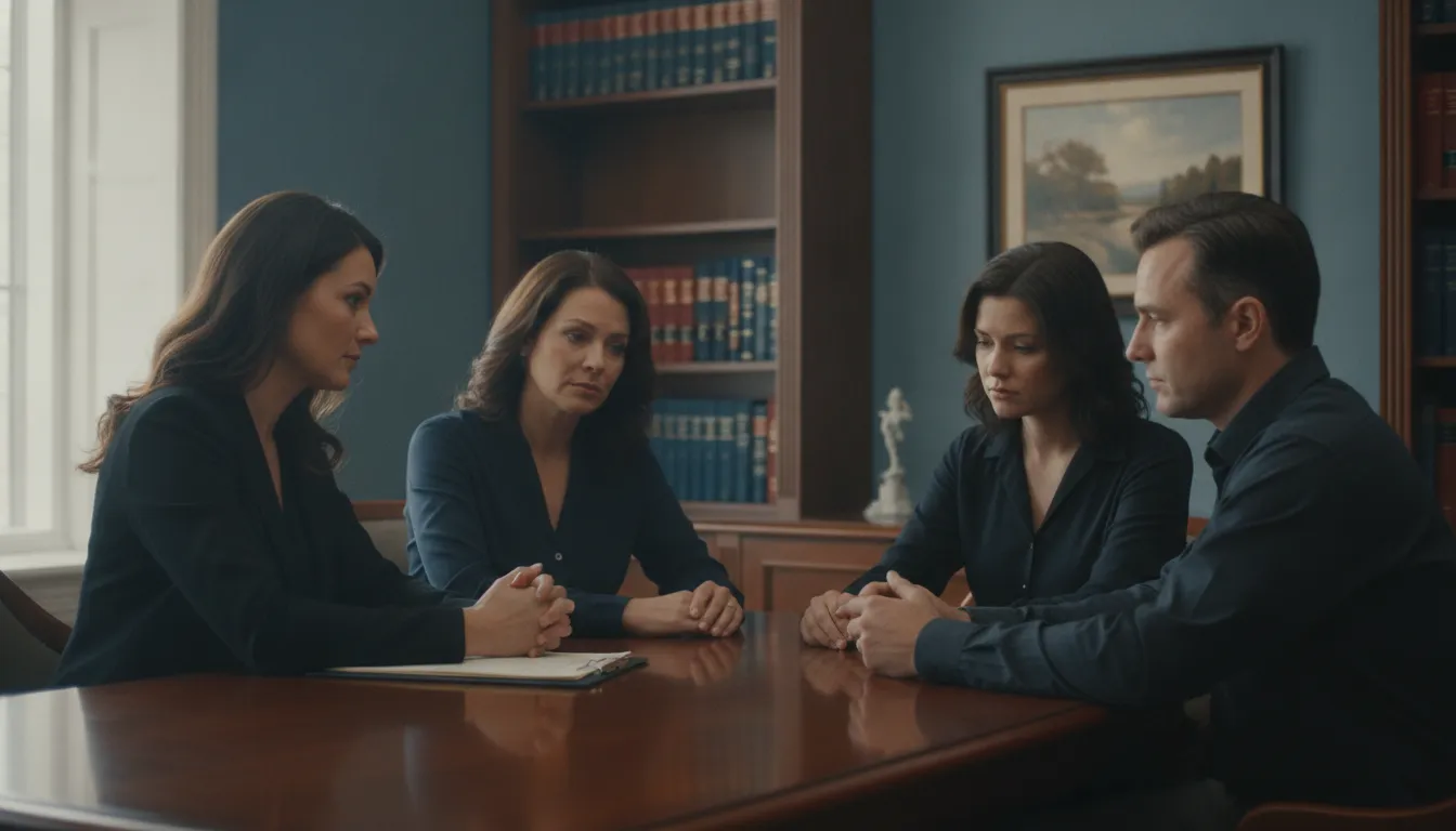 Family discussing the Michigan wrongful death statute of limitations with an attorney
