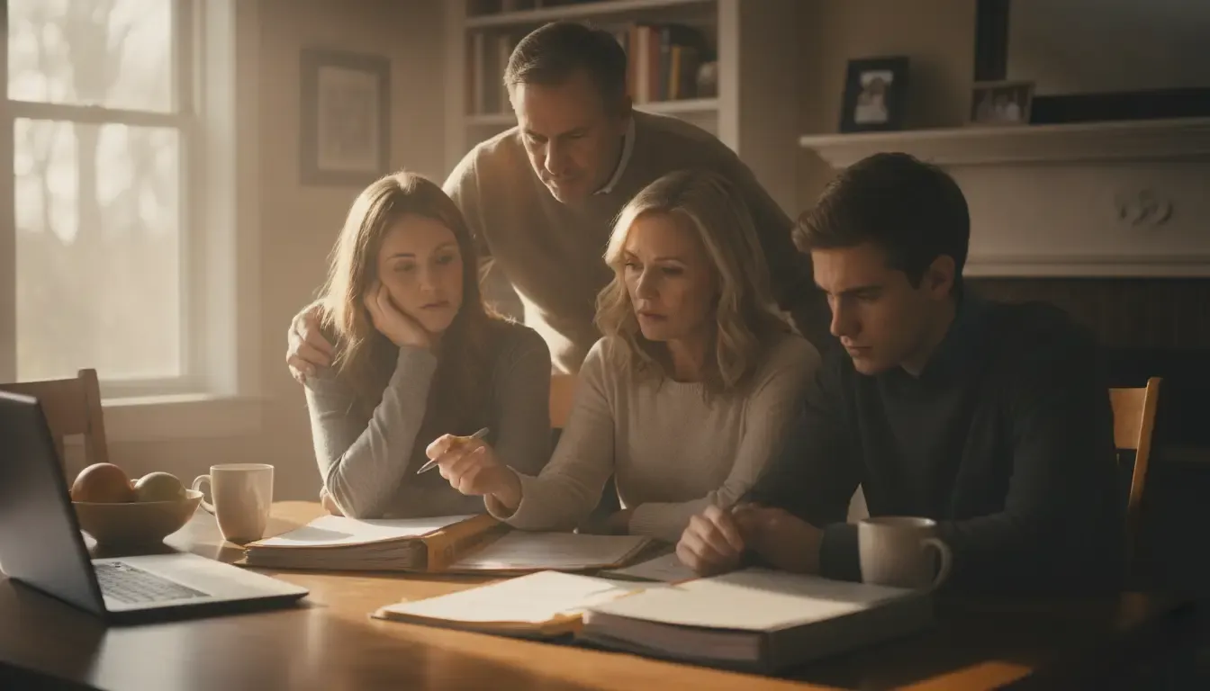 Michigan family documenting financial losses for a wrongful death claim