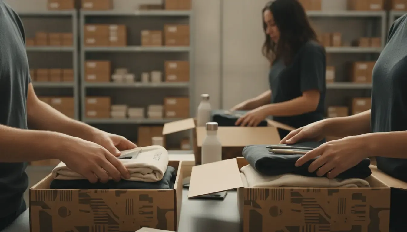Fulfillment work that should be included in a corporate swag budget