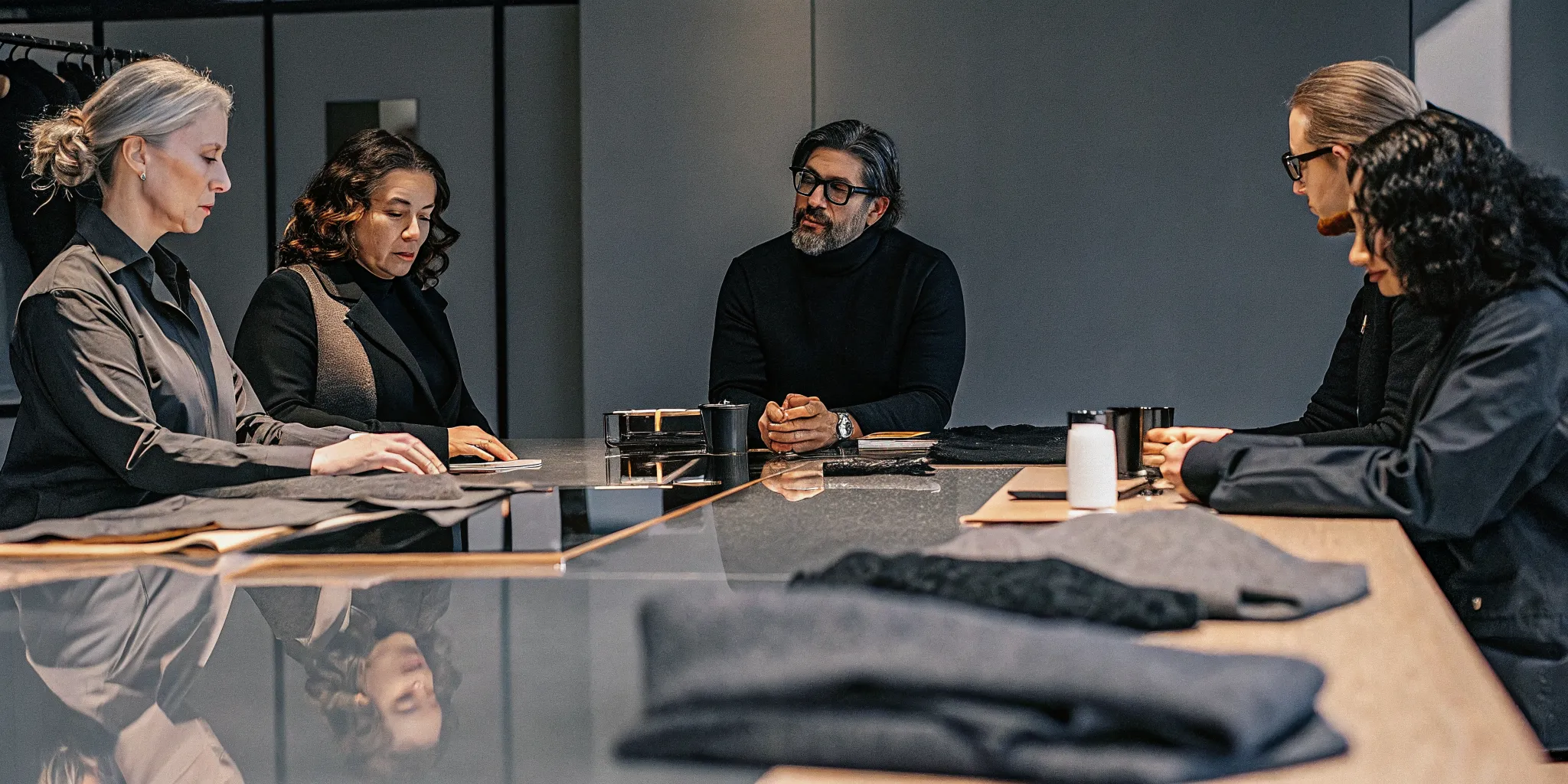 Enterprise team reviewing branded merchandise program options