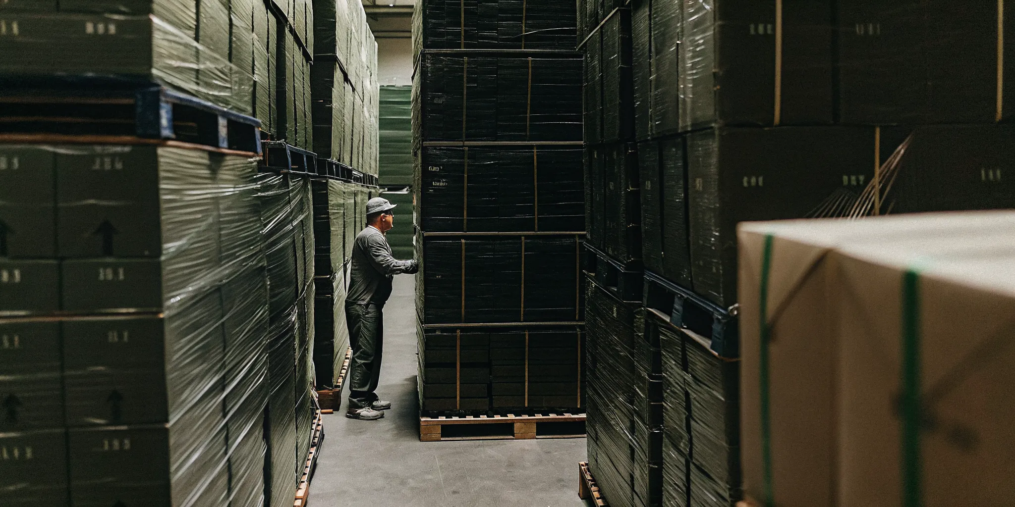 Swag kitting for corporate events logistics: branded parcels staged for global event delivery