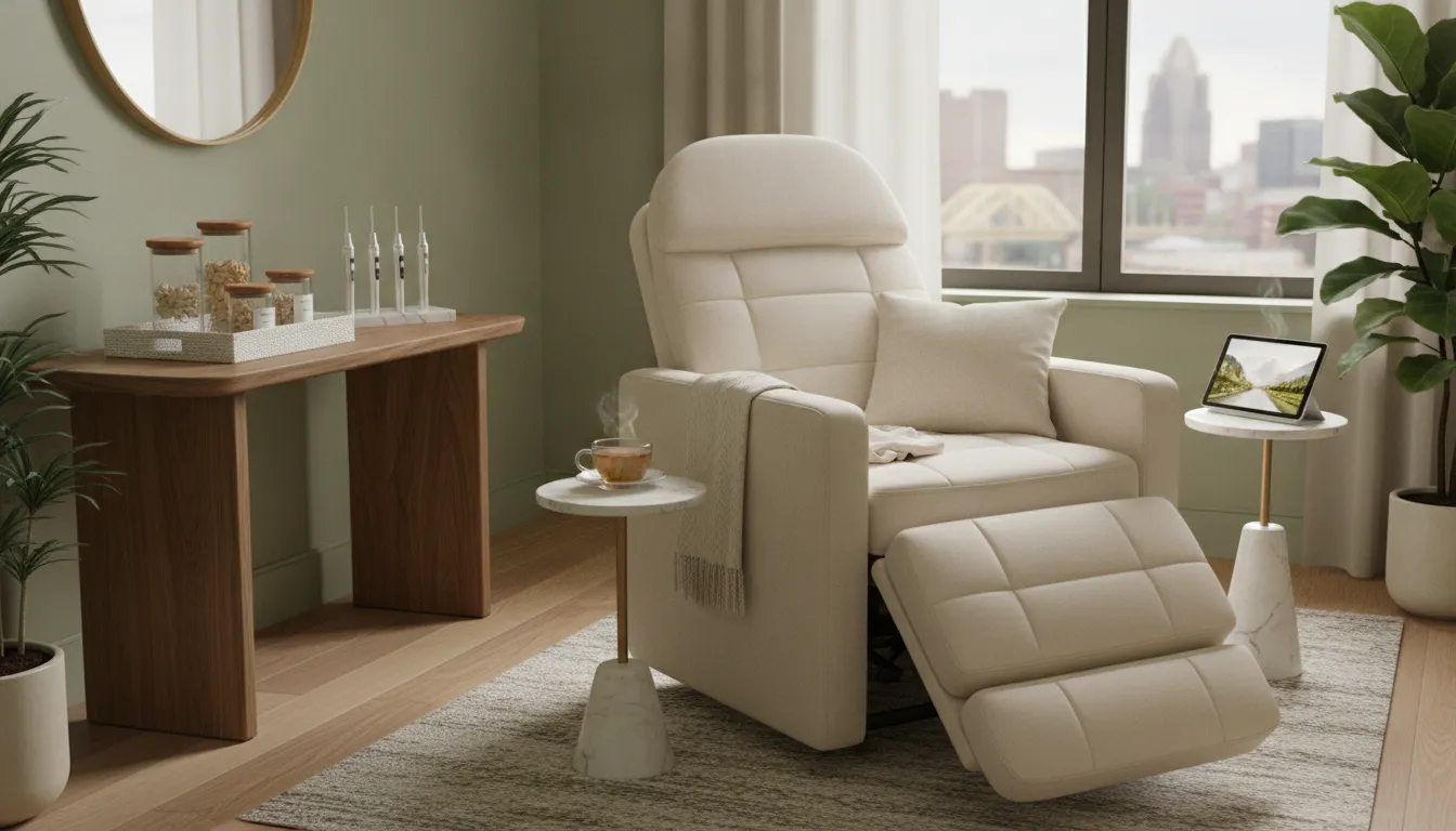 Private treatment room for a best med spa pittsburgh consultation