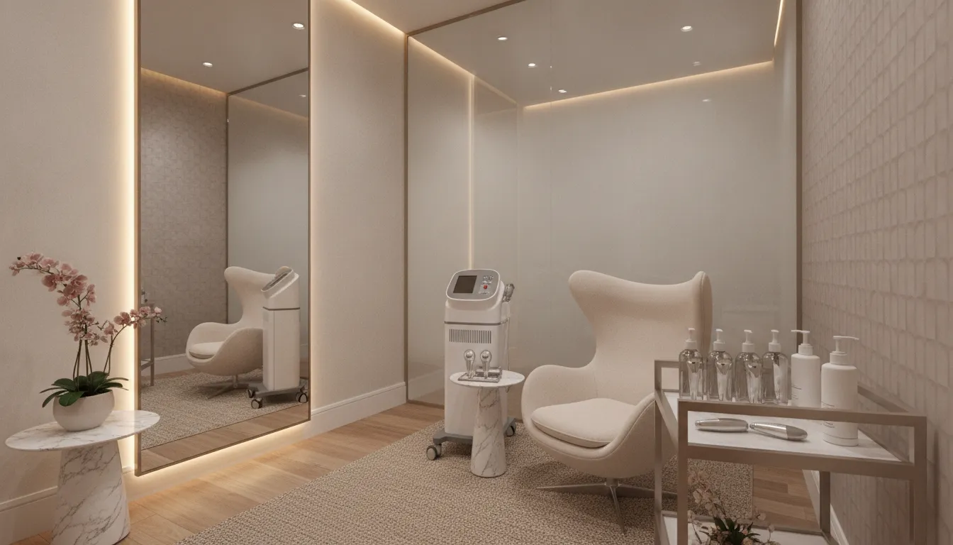 Luxury medical spa treatment room for what is a medical spa consultation