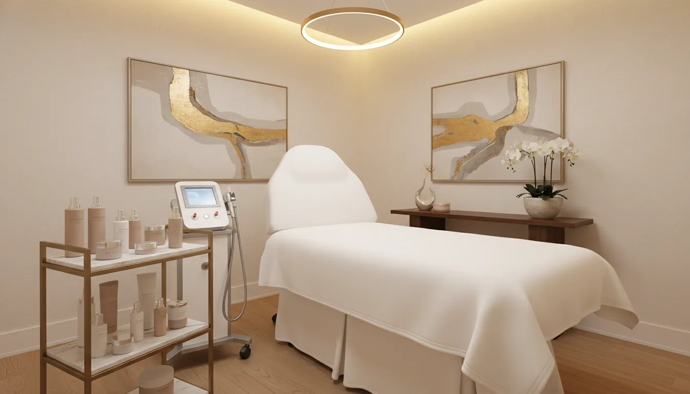 Morpheus8 Pittsburgh consultation room with RF microneedling treatment setup