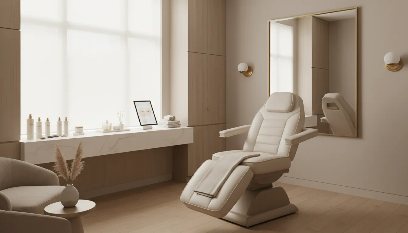 Private consultation room for dermal fillers Pittsburgh patients at a Sewickley medical spa