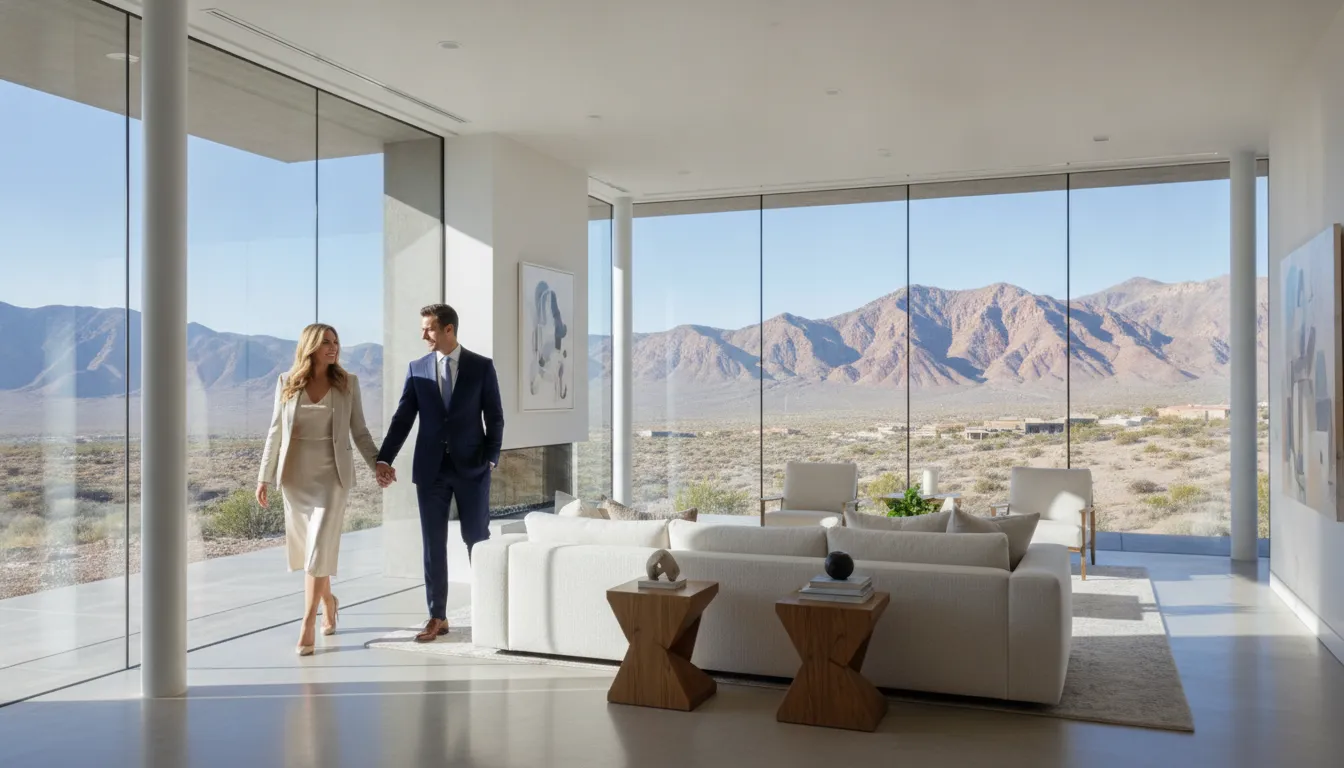 Private Henderson luxury home viewing while choosing a listing agreement
