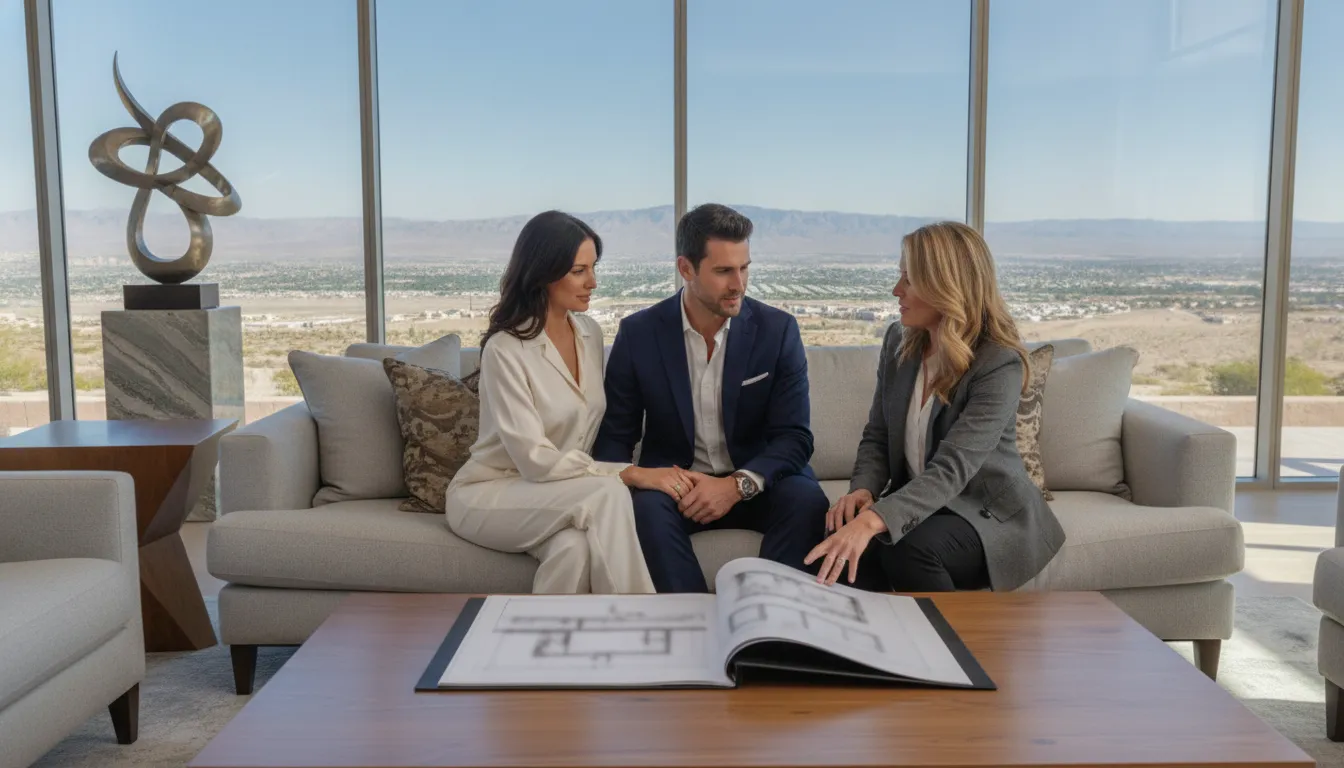 Henderson home buyers discussing Nevada sales tax and relocation planning