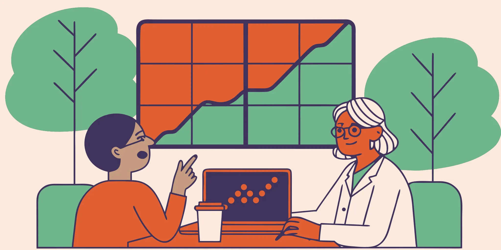 Dental practice owner and advisor reviewing normalized EBITDA adjustments