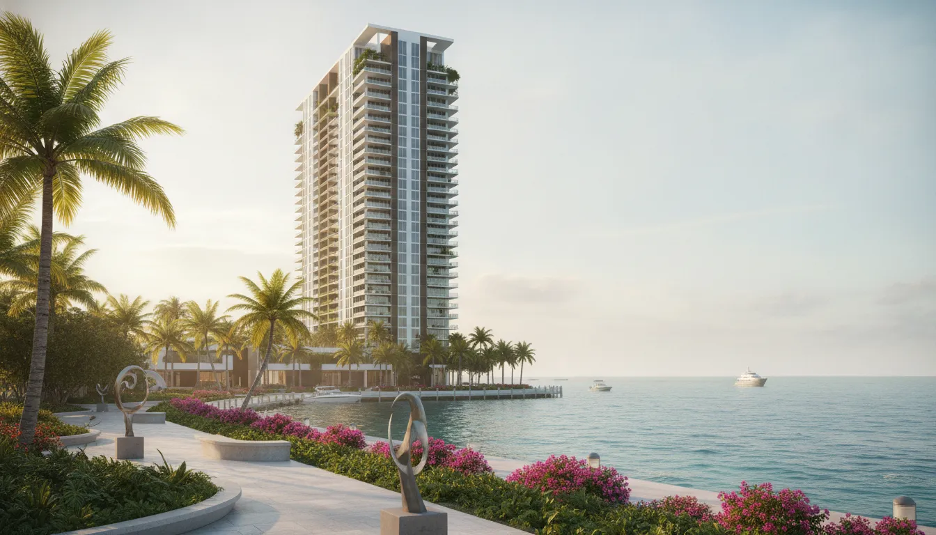 Miami waterfront condominium building reviewed for mortgage financing