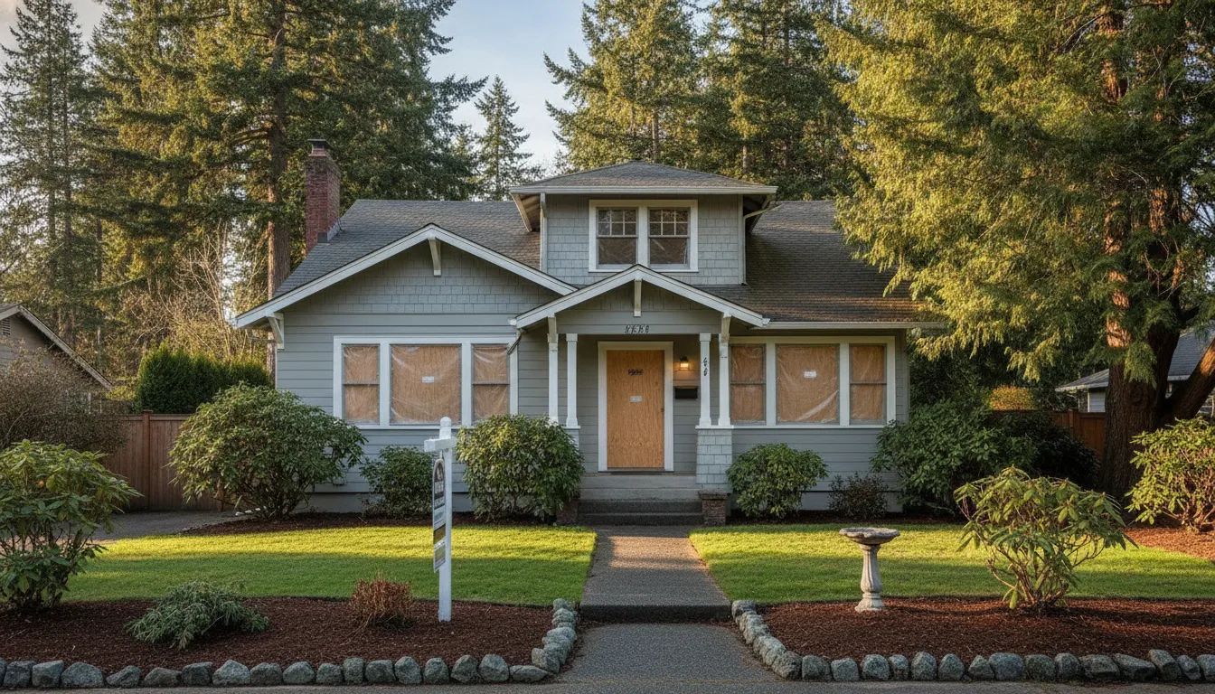 Secured vacant Washington house ready for sale