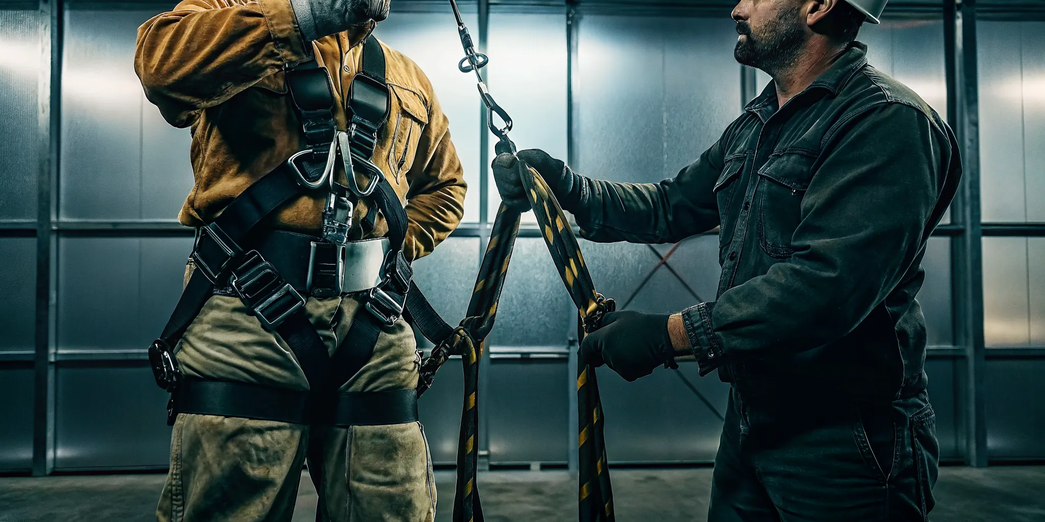 Rated harness, lanyard, and connector compatibility inspection
