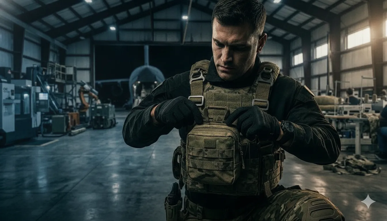 Tactical pouch positioned for accessible integration with duty-belt equipment
