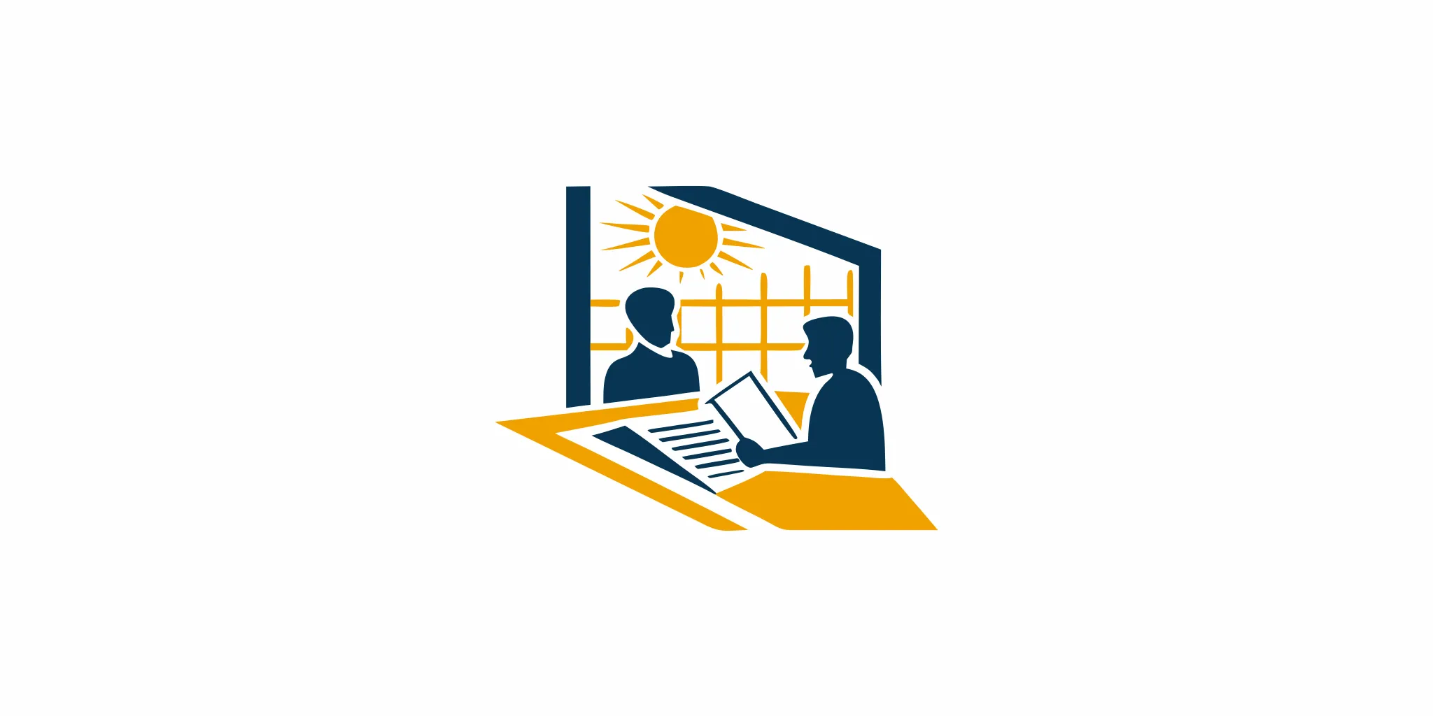 California homeowner reviewing electricity bill with a solar consultant in a home office