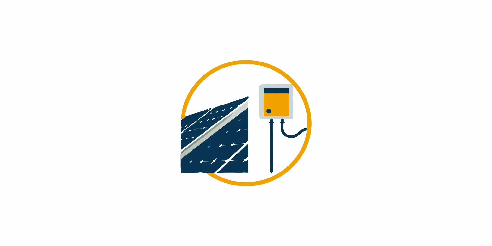 A modern microinverter installed on a residential roof solar panel array to handle partial shade