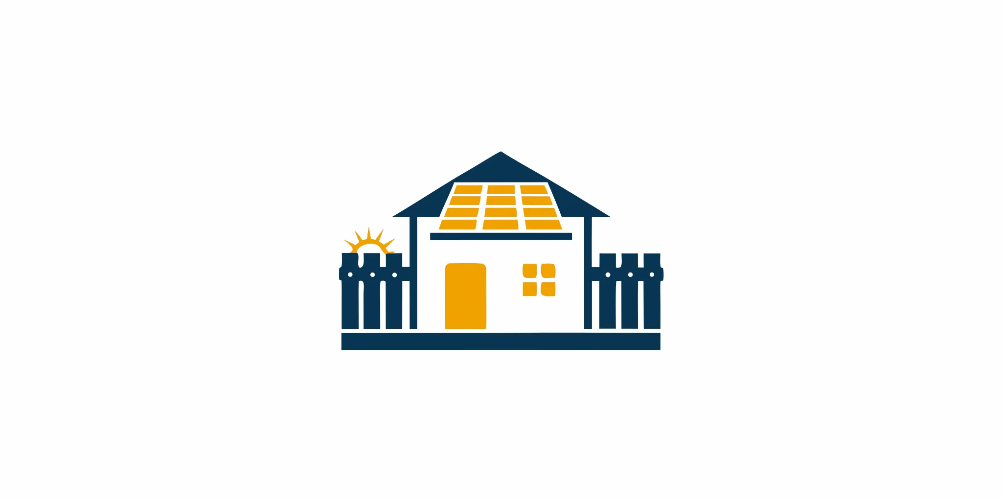 Home with rooftop solar panels and battery storage