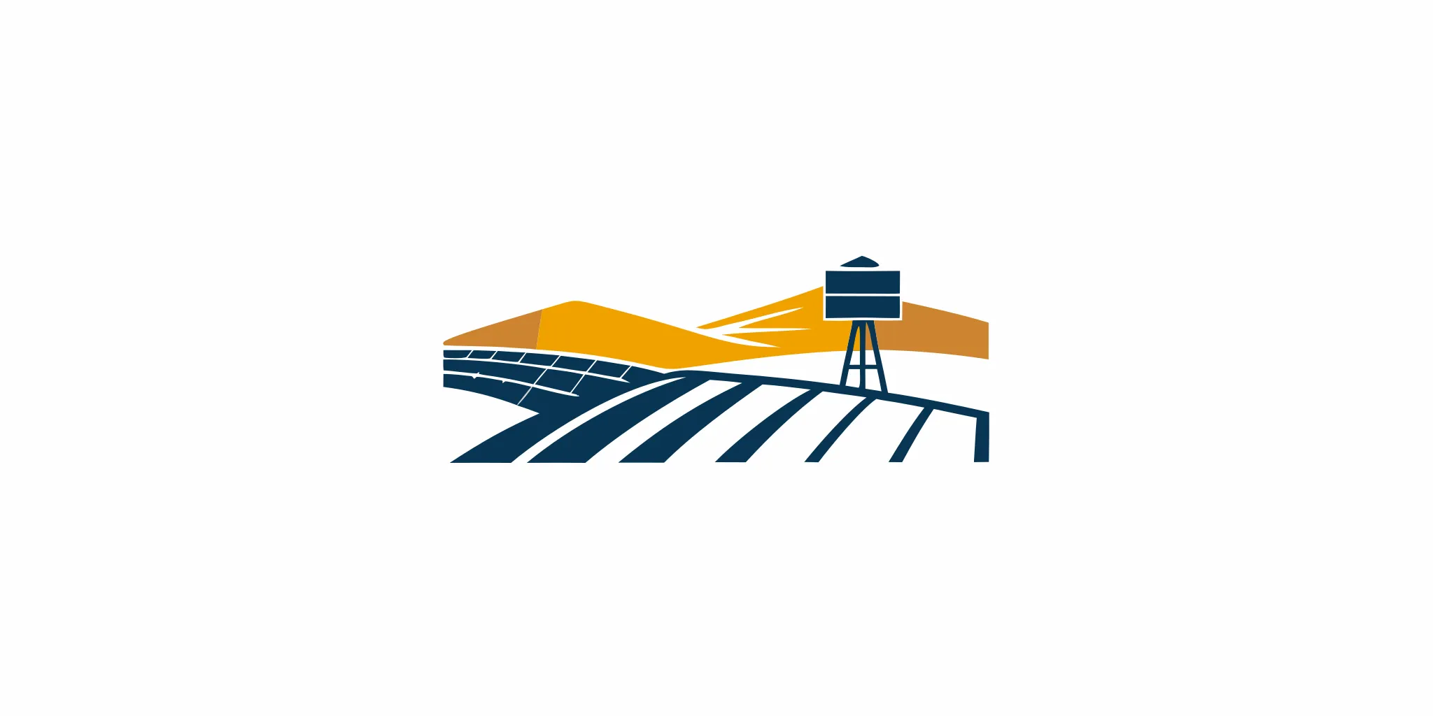 Ground-mounted solar array beside a well pump on rural California land