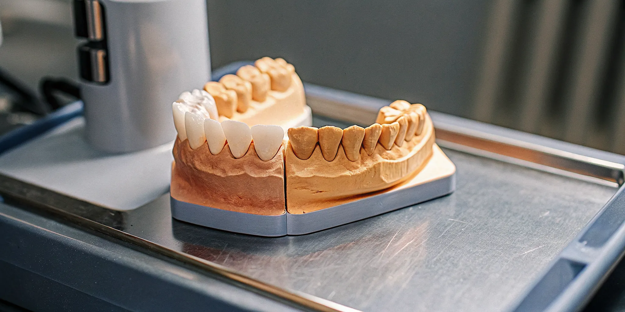 Dental crown vs filling comparison showing two tooth restoration options