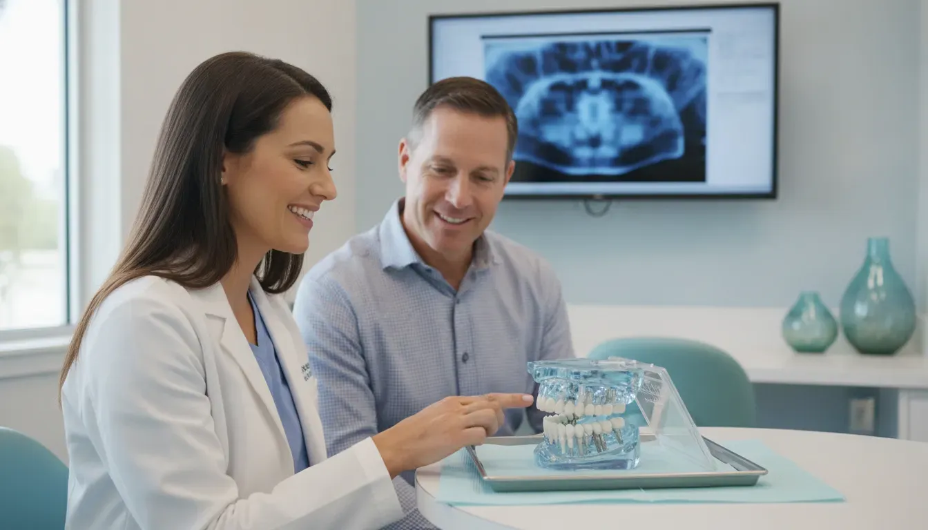 Locator Fixed full-arch implant consultation in West Melbourne, Florida