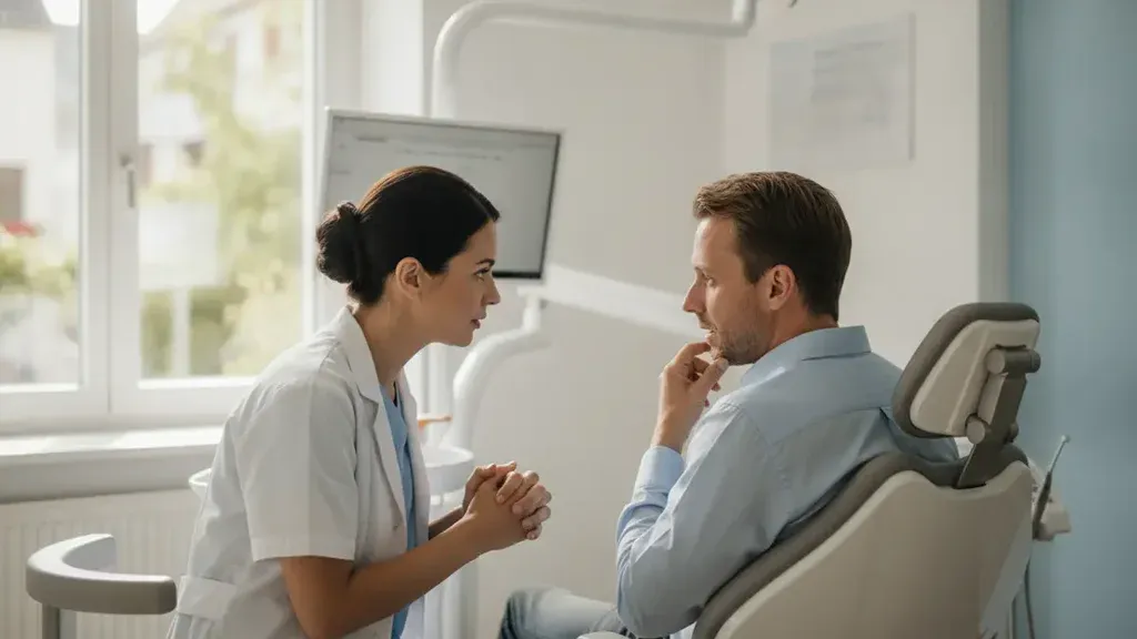 Persistent bad breath dentist in West Melbourne FL consultation