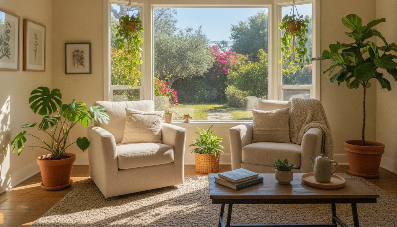 Cozy residential rehab in Orange County offering a warm home-like healing environment