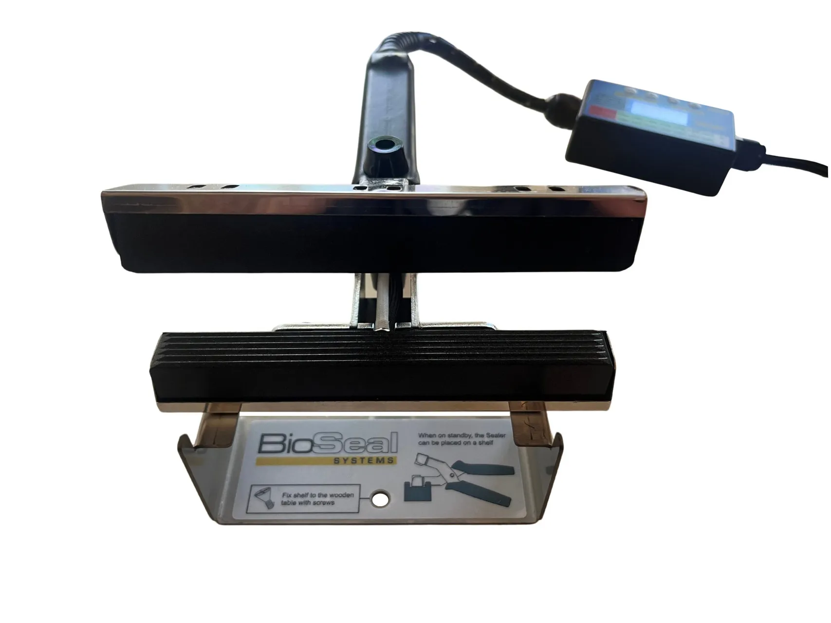 Custom heat sealer made for BioSeal removal system material