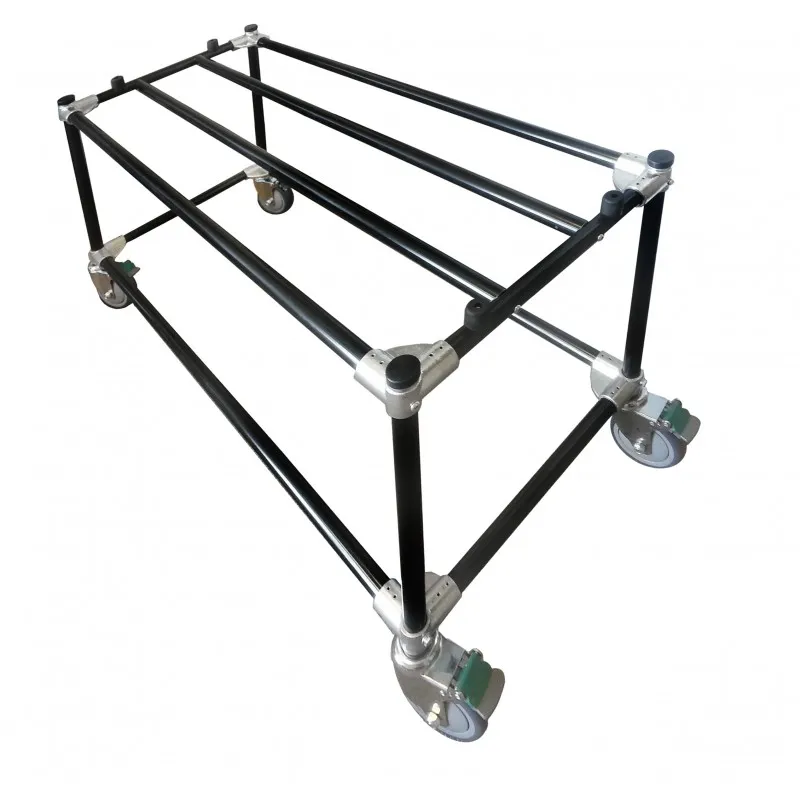 Casket utility cart for controlled funeral home movement