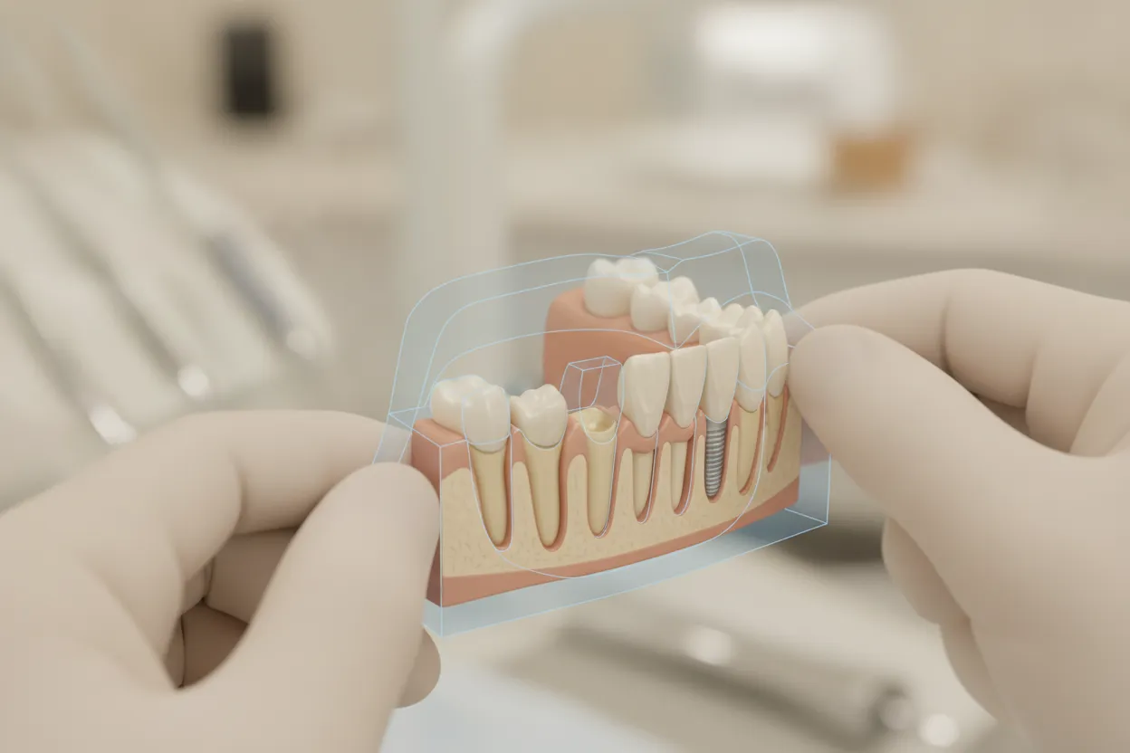 Restorative planning after a dental implant has been removed
