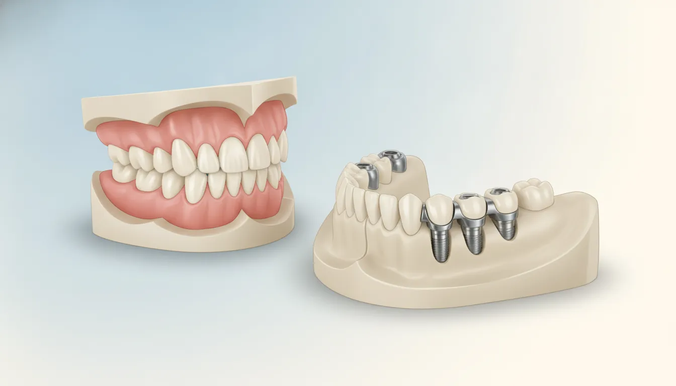 Illustration of the treatment components reviewed in an All-on-4 estimate
