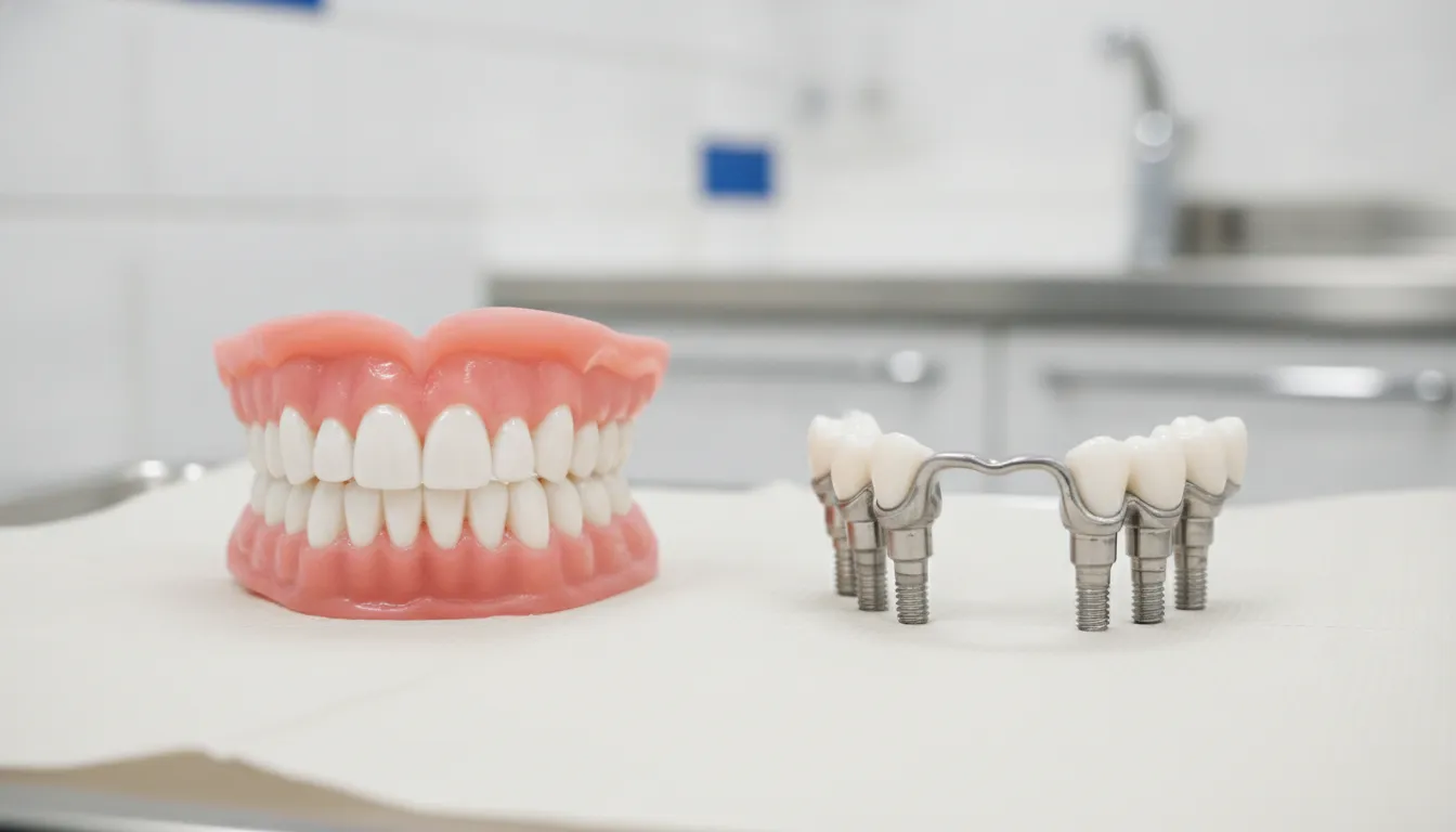 Removable and implant-supported denture options