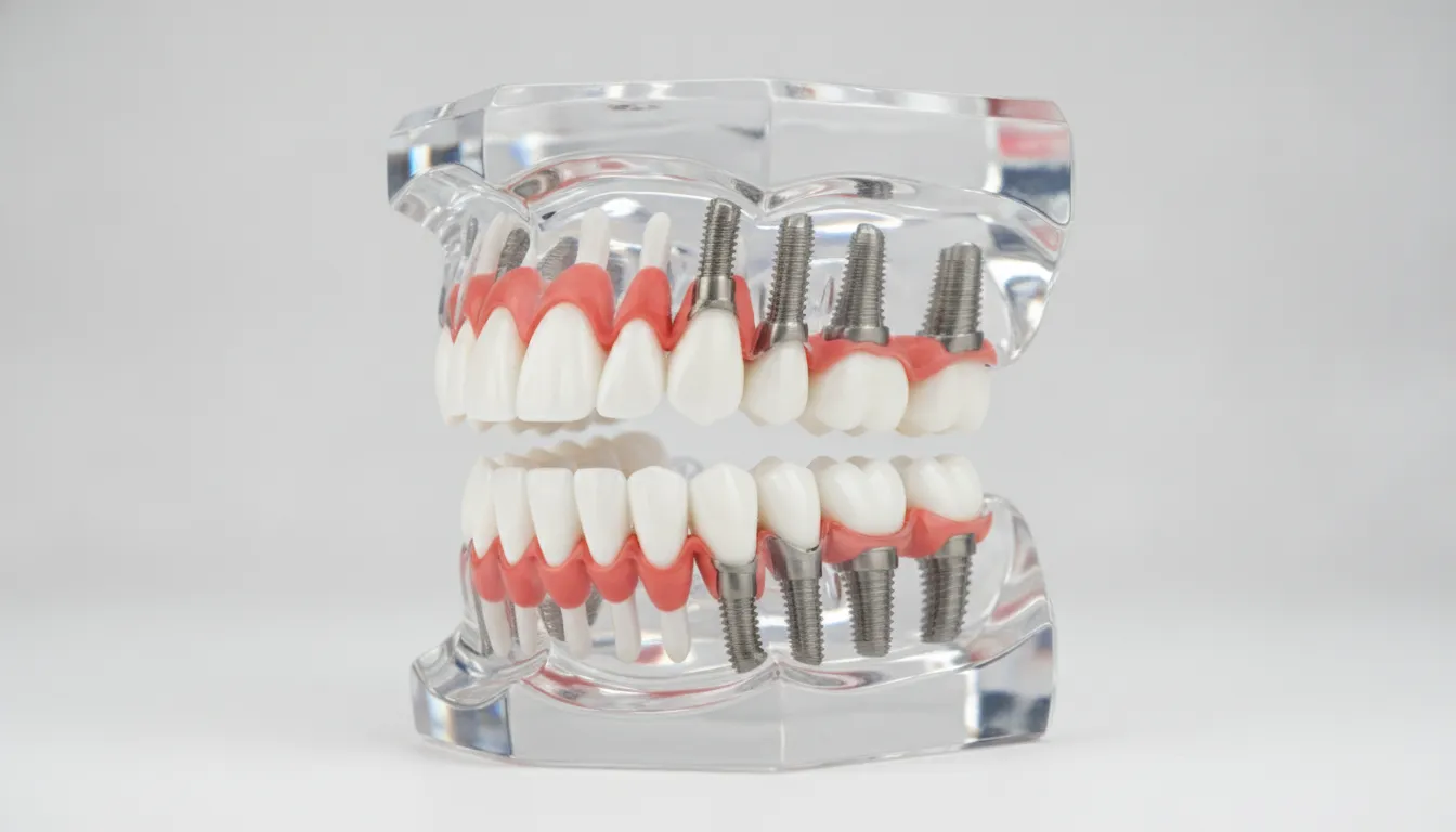 Digital planning for an all on 4 dental implants full arch restoration