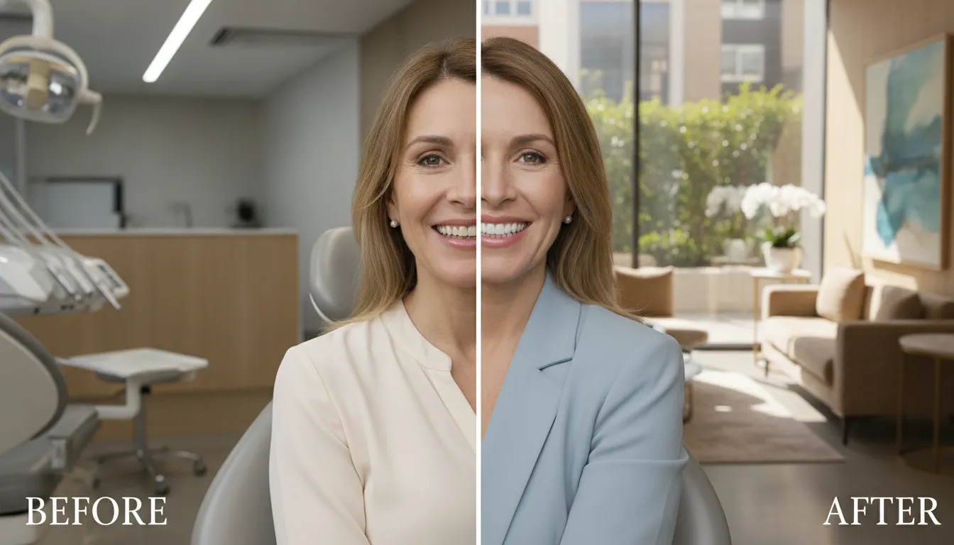 Comparing porcelain veneers vs smile makeover options at Advanced Cosmetic and Implant Dentistry in Glastonbury, CT