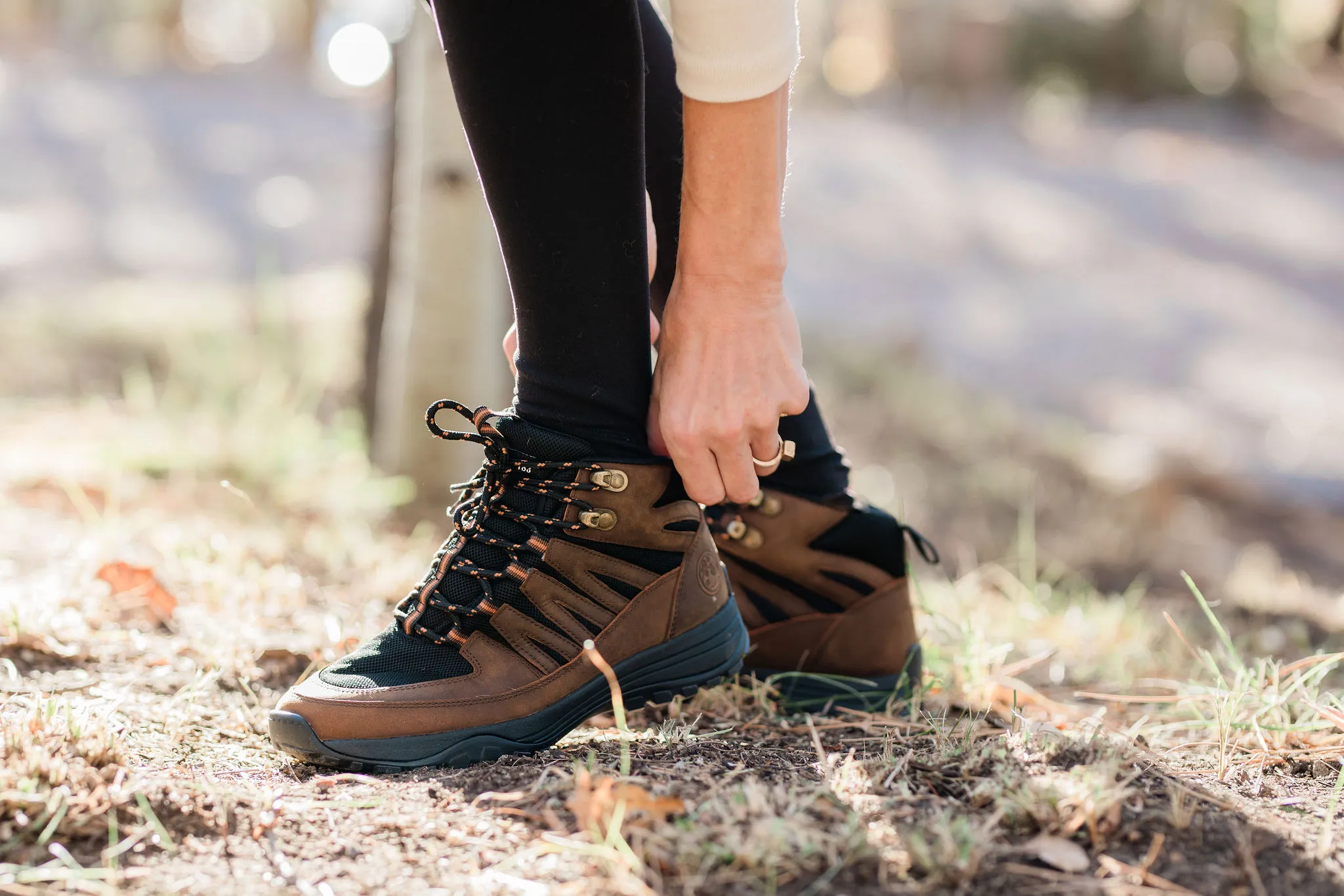 A comfortable pair of grounding shoes placed for relaxed everyday wear