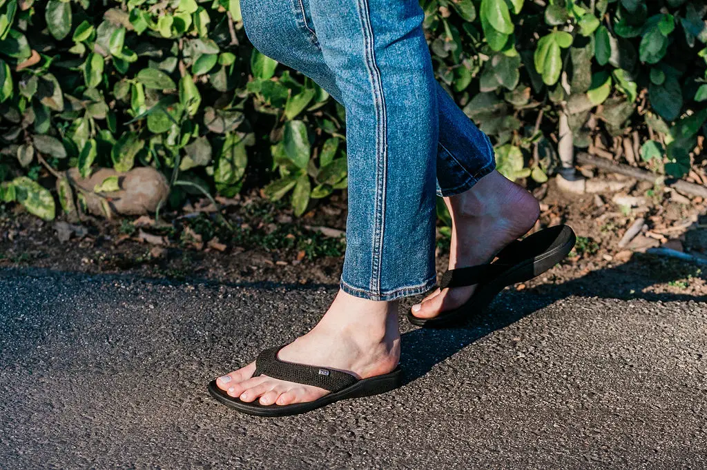 Conductive socks paired with casual grounding shoes ready for an everyday walk