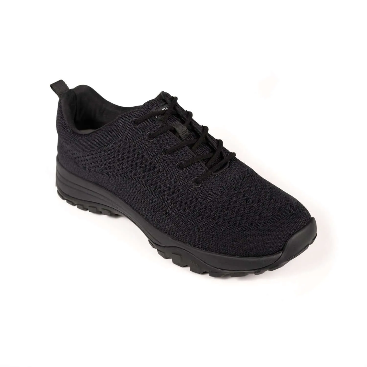 Black bamboo knit grounding sneaker from Harmony 783