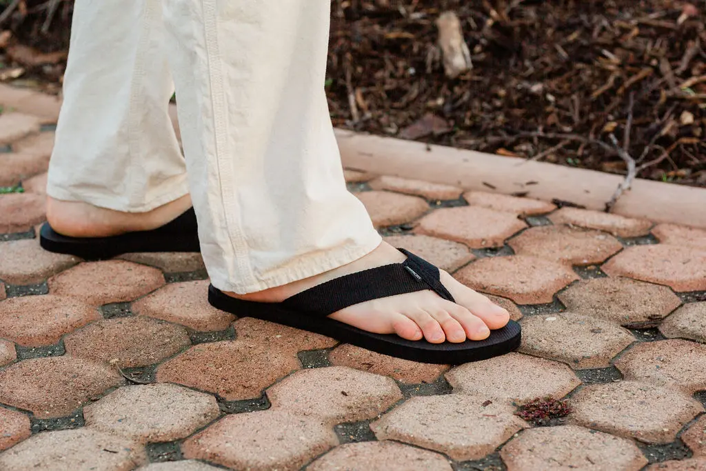 Women's sneakers worn for a casual everyday walk