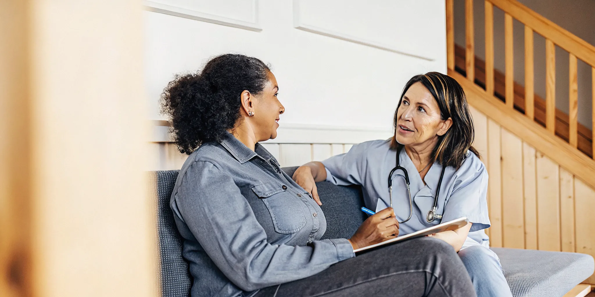 Private discussion between a patient and sexual wellness provider