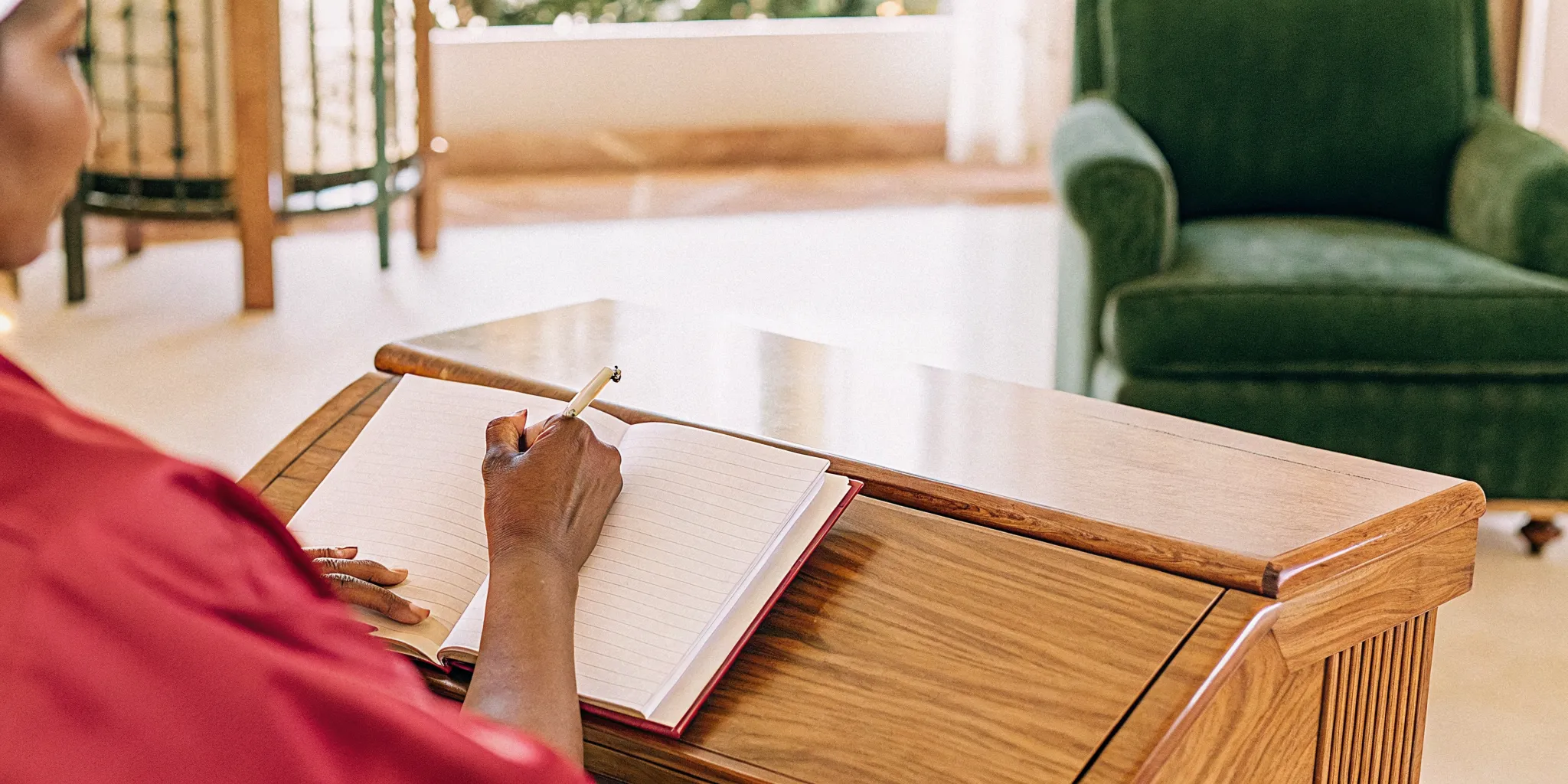 Patient preparing notes before a sexual wellness consultation in Tampa