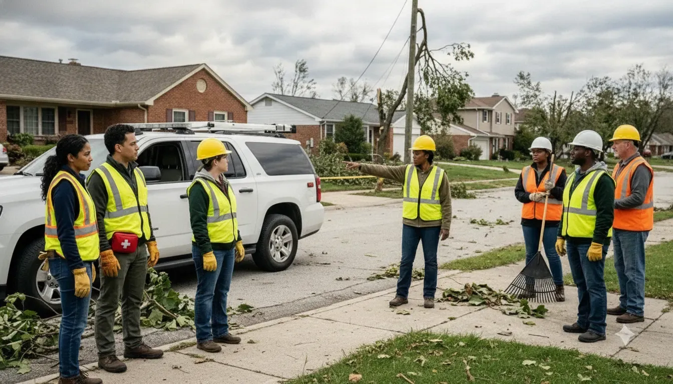 Emergency management coordinators connecting field observations to response improvements