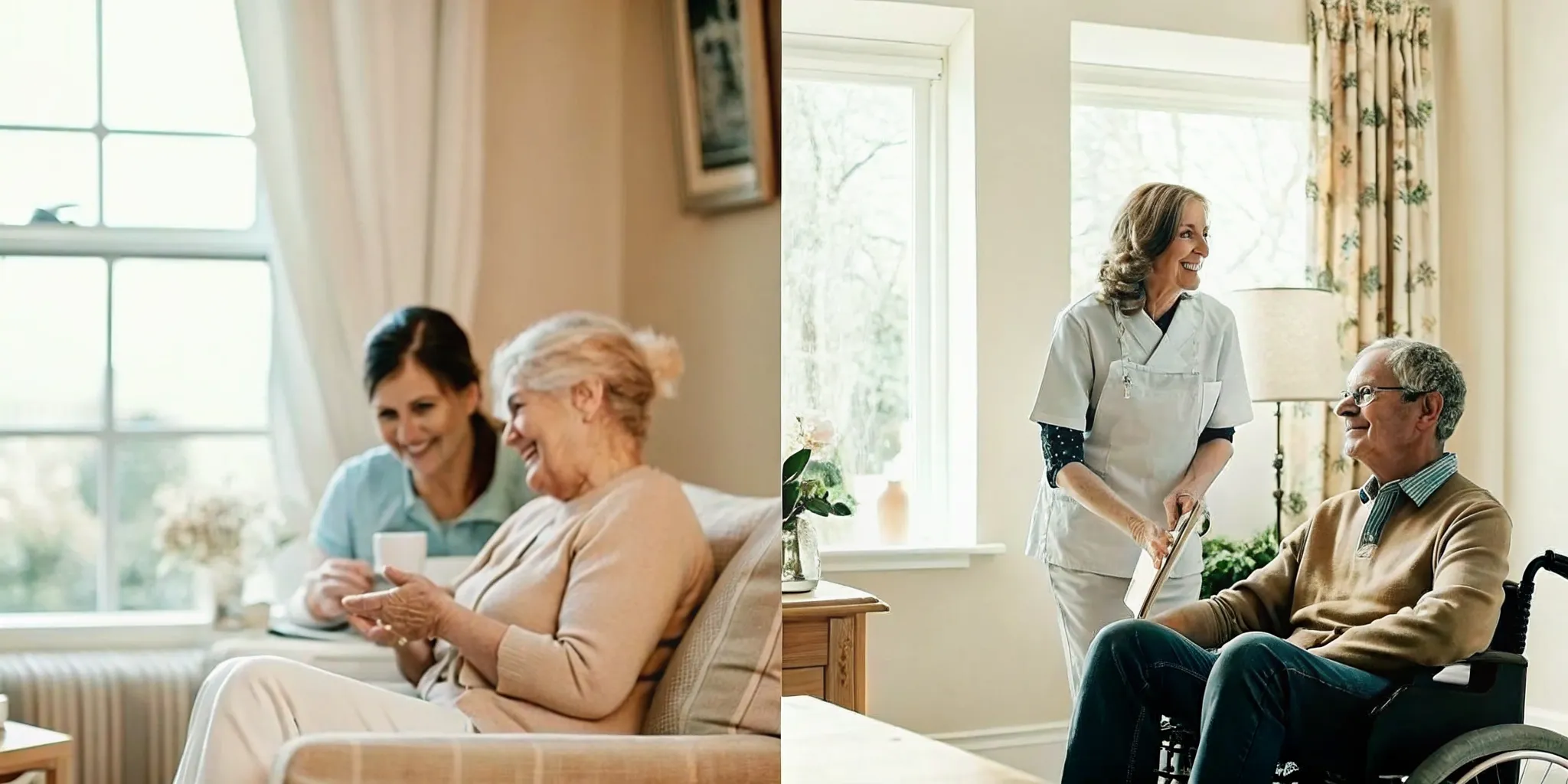 Comparison of assisted living community and skilled nursing facility options for senior care