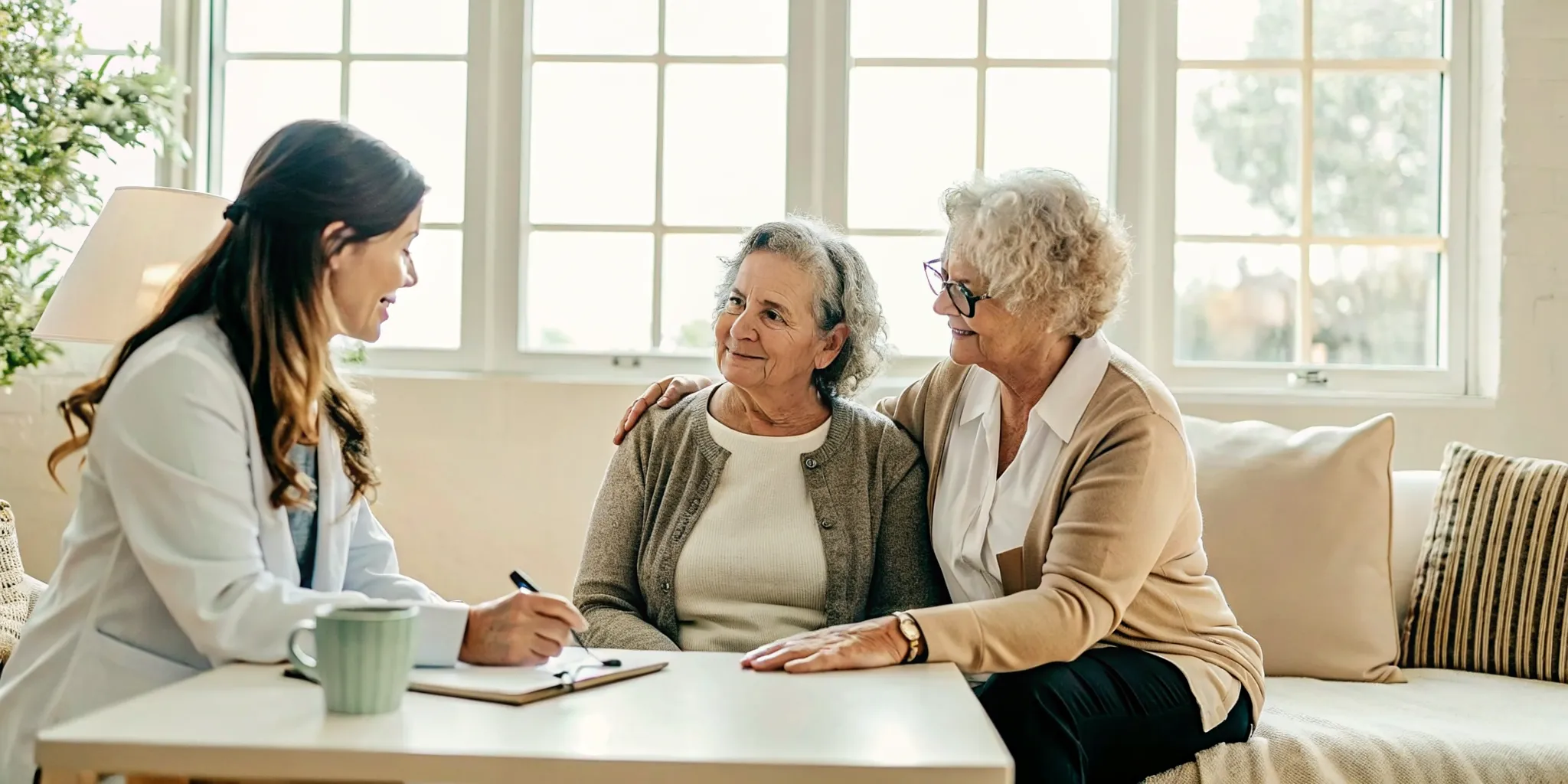 Family reviewing memory care options for a parent whose needs have changed