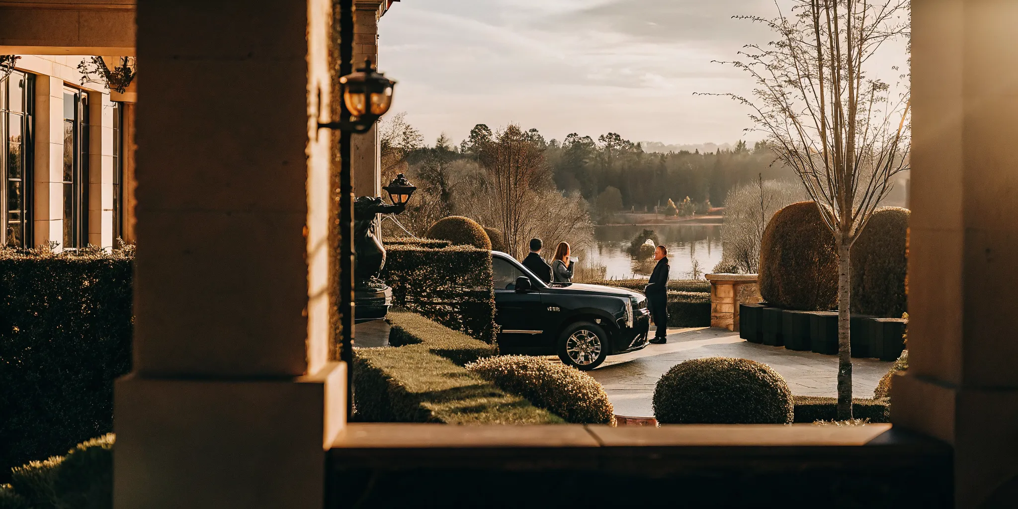 Masters private home vs hotel group hospitality setting in Augusta