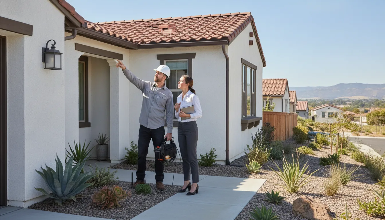 Riverside property management maintenance inspection at a rental home
