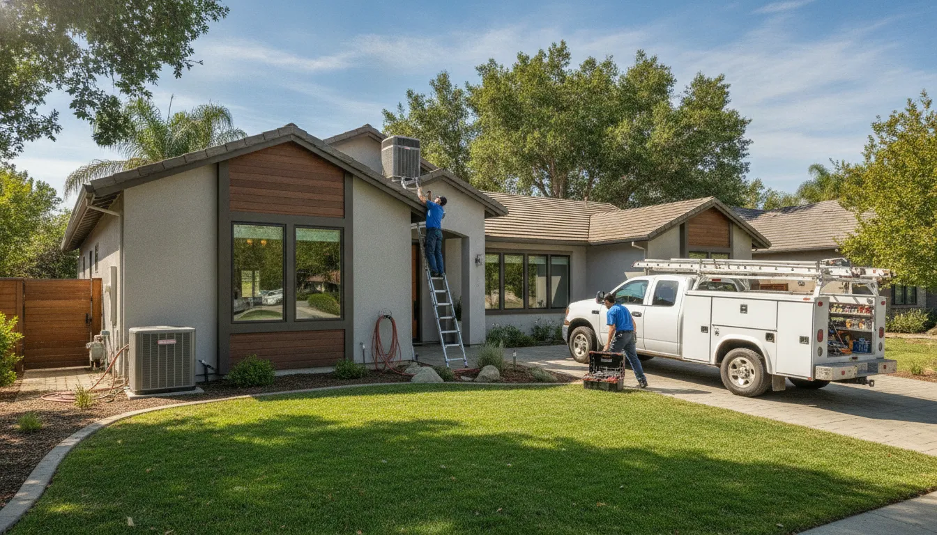 HVAC technician serving an Elk Grove CA home