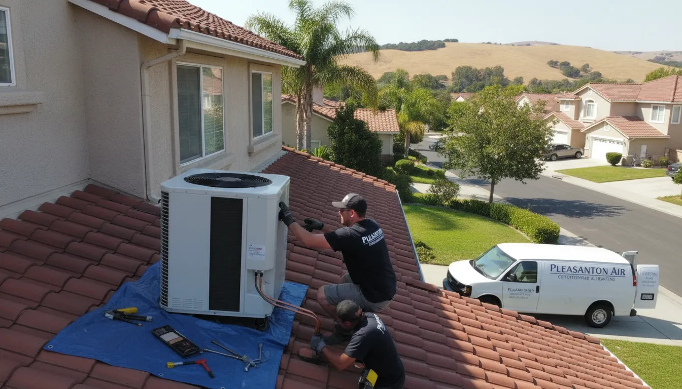 Air conditioning installation by Airteks in Pleasanton