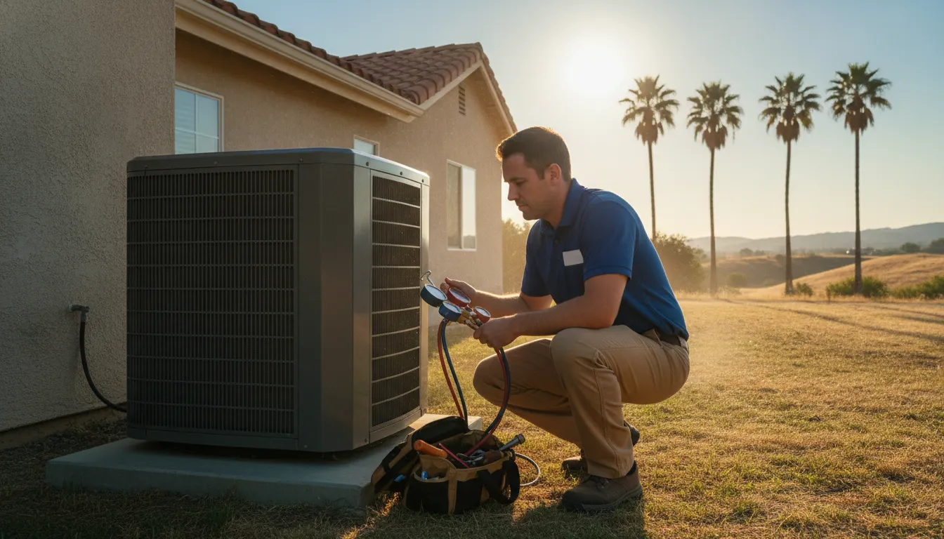 HVAC technician serving a Sacramento CA home