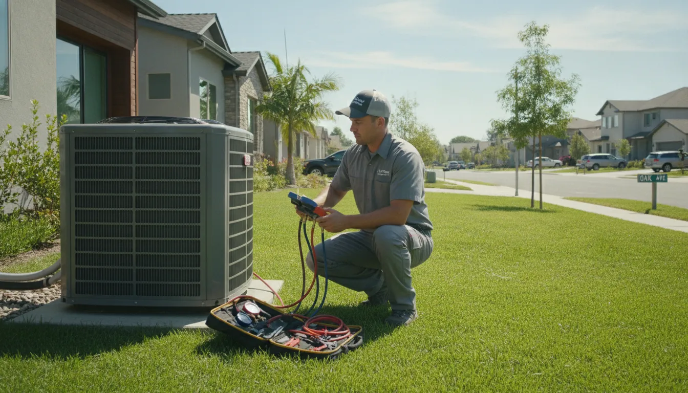 Airteks HVAC technician serving a Walnut Creek home
