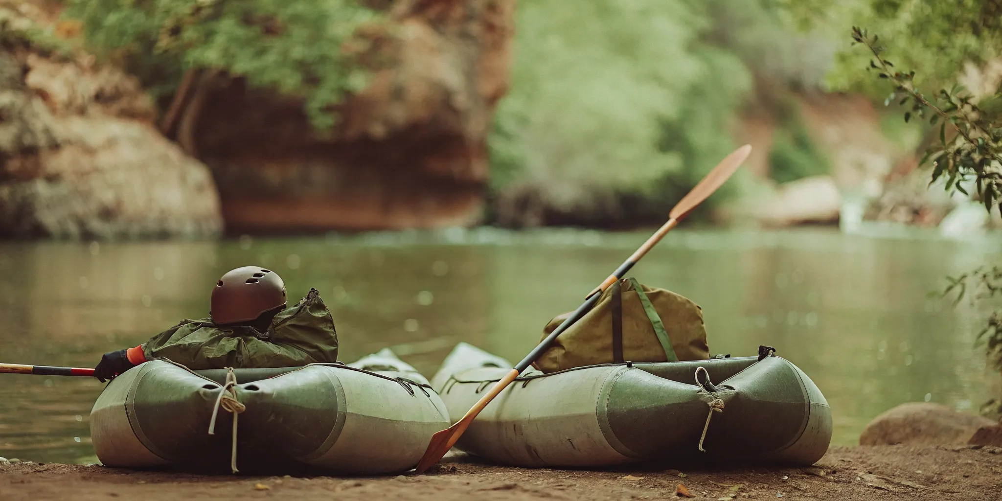 Quick-drying clothing and secure shoes for a duckie rafting Colorado outing