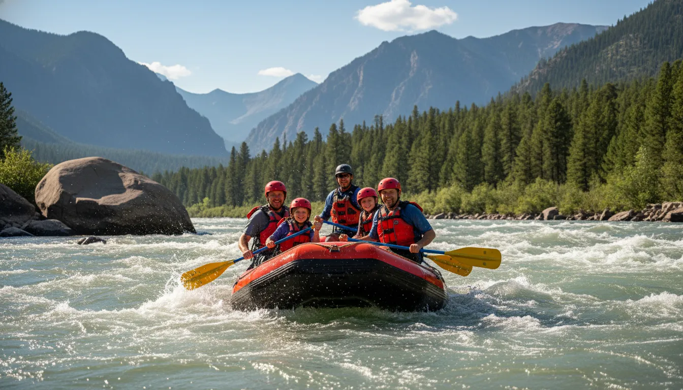 Family rafting Colorado River gear and guide support
