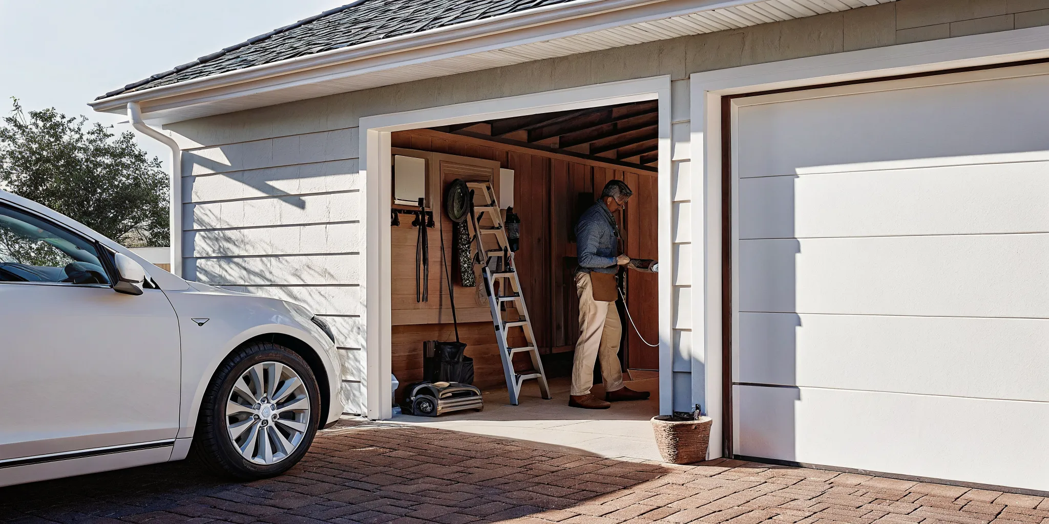 Level 2 EV charger installation timeline in a Port St. Lucie garage