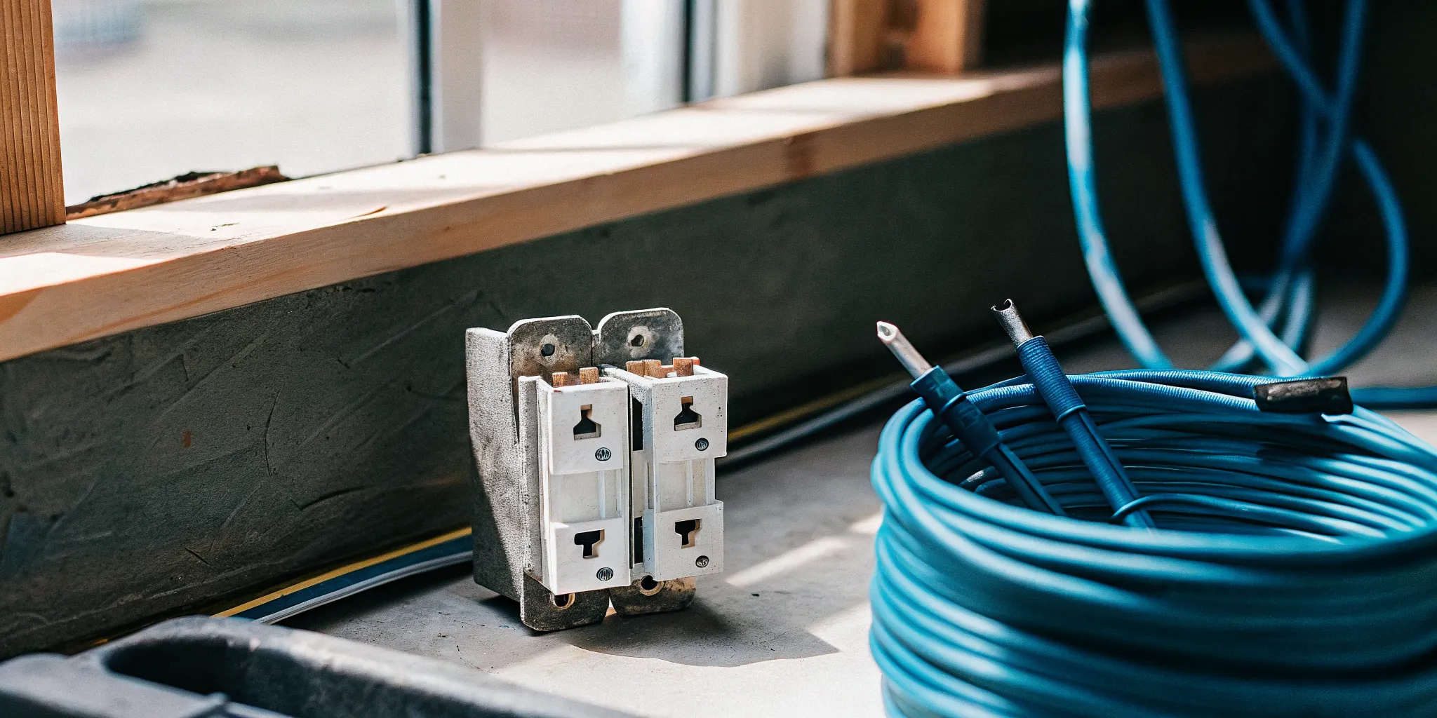 Comparison of a two-prong outlet and grounded three-prong outlet